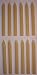 100% Beeswax Candles - One Dozen (Set of 12) - 8 Tapers - Natural Wax - With Free upgrade to USPS Priority Mail