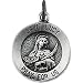 14K Yellow 12.00 MM St.lucy Medal title=