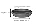 Bloem Terra Plant Saucer Tray for Planters 17-24
