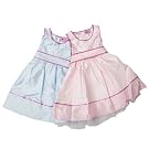 Girls Sleeveless Spot Design Summer Wear Dress with Bow