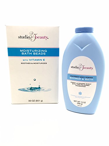 Studio 35 Beauty Moisturizing Bath Beds and Absorbent Body Powder