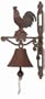 Sunset Vista Designs Painted Cast Iron Bell - Rooster