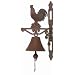 Sunset Vista Designs Painted Cast Iron Bell - Rooster