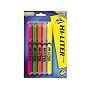 Avery� Pen Style HI-LITER, Assorted, Fluorescent Green, Fluorescent Orange, Fluorescent Pink, Fluorescent Purple, Fluorescent Yellow (23555)