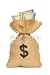 Wallmonkeys Peel and Stick Wall Decals - Money Bag - Removable Graphic