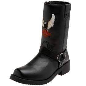 Harley-Davidson Unisex Little Kid/Big Kid Harness Boot