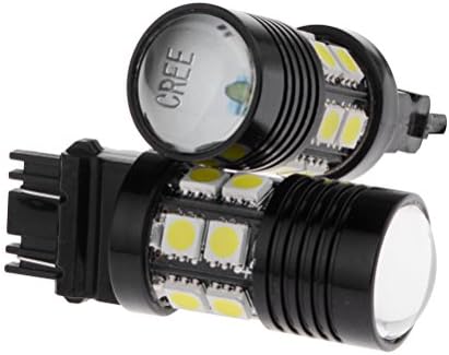 2x White 6000K 3157 CREE 5050 SMD LED Projector Back Up Reverse Lights Bulb