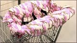 3 N 1 Shopping Cart & High Chair Cover - Camo Pink - Cuter Than A Ducks Butt