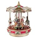 Mr. Christmas Metallic Holiday Go Round Merry Go Round Carousel