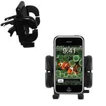 Duragadget Apple Iphone 2G 3G 3GS Touch 3 in 1 vent, windscreen suction holder mount, and dash disc mount cradle life time warranty