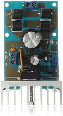 DIY LT1083 Adjustable Regulated Power Supply Module 7A Resettable Fuse KitFree Shipping