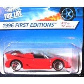 Mattel Hot Wheels 1996 First Editions 1:64 Scale Red Ferrari F50 Die Cast Car #012