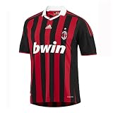 Maillot de foot Milan AC JR Noir-Rouge 09-10 E84201 T:14 ans