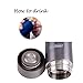 Omgogo Coffee Mugs & Travel Mugs & Thermos & Insulation Stainless Steel Portable Mug 16 Oz (Gray)