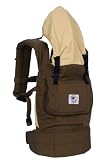 Organic Cotton ERGO Baby Carrier - Chocolate