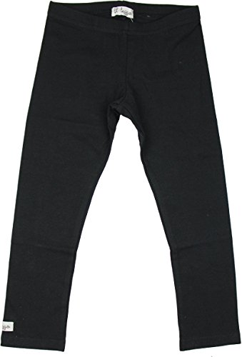 Lil Leggs Unisex Boys Girls Cotton Leggings - Black, 4T