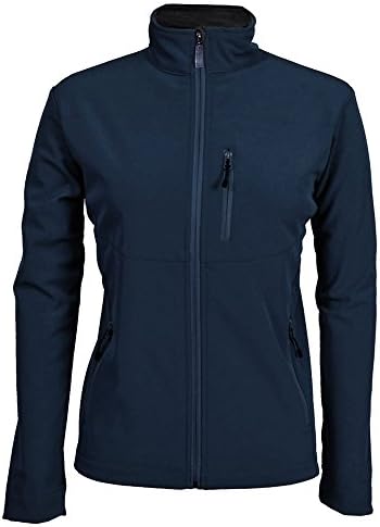 Storm Creek Women's Shayla Velvet Lined Performance Softshell Jacket, Navy/Navy, Medium