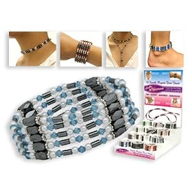 Aqua Bella Diverso Magnetic Hematite 33 Beaded Strand! Anklet, Necklace, Bracelet + More!
