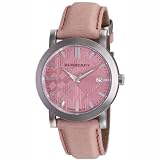 Burberry Tumbled Leather Round Dial Ladies Watch BU1752