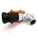 スイデン 金属エルボ付きカムロックカップリング 25mm(1インチ)