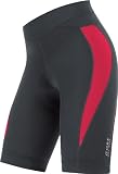 Gore Bike Wear Women's Power 2.0 Lady Tights Short (Black/Light Red, Large)