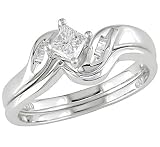 1/4 ct. tw. Princess Cut Bridal Set