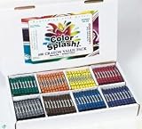 Review S&S Worldwide  / Color Splash ! Crayons - 8 Colors (400/Box)