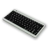 Sharon iPad2 Bluetooth Tastatur mit Ladefunktion | iPad2 externer Akku mit Bluetooth Tastatur (QWERTY/englisches Layout)