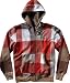 Es Vas 2 Men's Hooded Zip Sweatshirt - Red