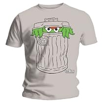 Sesame Street Oscar Eyes Zinc Mens t-shirt Zinc