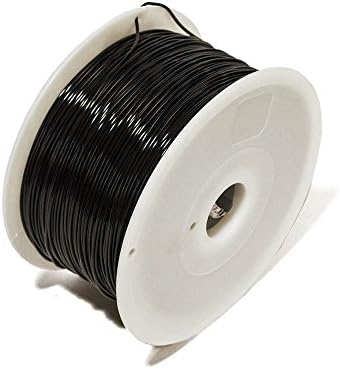 Foxsmart Night Black 1.75mm Premium 3D Printer Maker PLA Filament, 1kg (2.2lbs), Highest Quality on Amazon