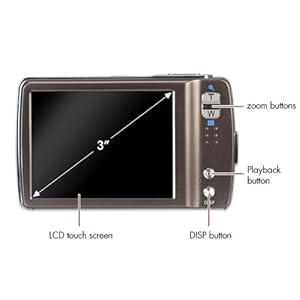 HP PB360 12 MP Digital Camera with 3-Inch Touchscreen LCD  (Bronze)