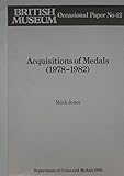 Acquisitions of medals (1978-1982)