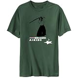 T-Shirt Dark Green  Beer League : Aikido - Drunk's Tee  Sports