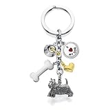 Scottish Terrier - I Love My Dog Keychain
