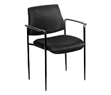 Square-Back Stacking Chair - Gray
