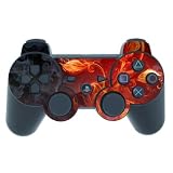 Flower Of Fire Design PS3 Playstation 3 Controller Protector Skin Decal Sticker