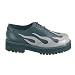 *STREET-509, BLK W/GREY FLAME SHOE