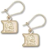 Duke Blue Devils 3/8 Iron Duke Dangle Earrings - Sterling Silver Jewelry