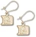 Duke Blue Devils 3/8 Iron Duke Dangle Earrings - Sterling Silver Jewelry