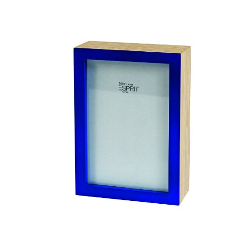 Esprit Home E-S0861-080-12,2-17, Fotorahmen Block 12.2 cm x 17.4 cm x 5.4 cm blau Preisvergleich