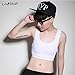 JARAZIN Women Lesbian Transgender Tomboy FTM Breathable Compression Hook Chest Binder Tank Top (L,White