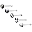 20 Gauge No. 4 Logo Nose Bone Pack
