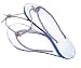 Cohasset 310B Sandals Pair, Blue and White