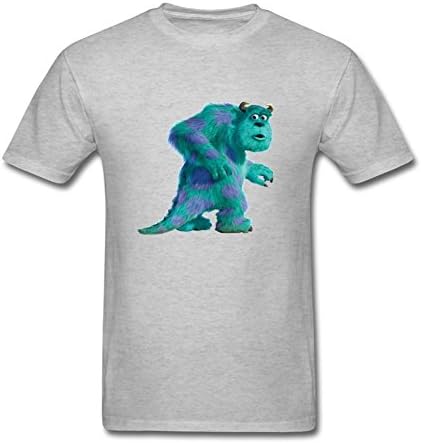 Jiade Men's Monsters Inc James P Sulley T-shirt Grey XXL