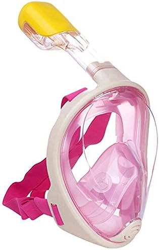180°Full view full-face snorkelling mask snorkeling Design with anti-fog and anti-leak Technology Easy Breathing Design Perfect for Adults and Youth-Innovative No-mouthpiece Tubeless Design Prevents