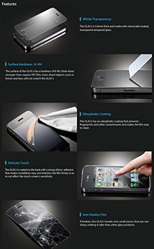 High quality Tempered Glass screen protector 0.26mm 2.5D 9H toughened glass membrane explosion proof tempered glass film for ip 6 6s plus 4.7 5.5 galaxy s3 s4 s5 s6 note 2 3 4 5