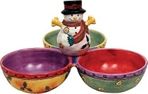 Sango Sweet Shoppe Christmas 3-Part Server