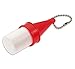 Lucky Line Key Float with Ball Chain, Red and White (92101)