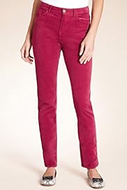 Indigo Collection Cotton Rich Corduroy Slim Leg Trousers